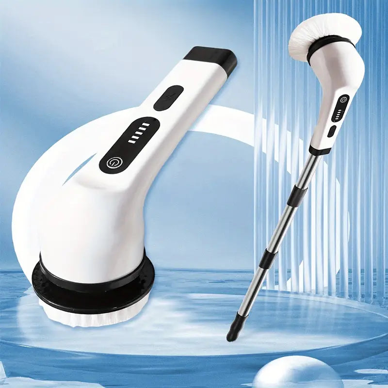 1 to'plam elektr tozalash cho'tkasi to'qqizta bitta qo'l bilan ishlatiladigan ko'p funktsiyali uzun tutqichli tortiladigan elektr cho'tka elektr mopu tafsilotlari 0