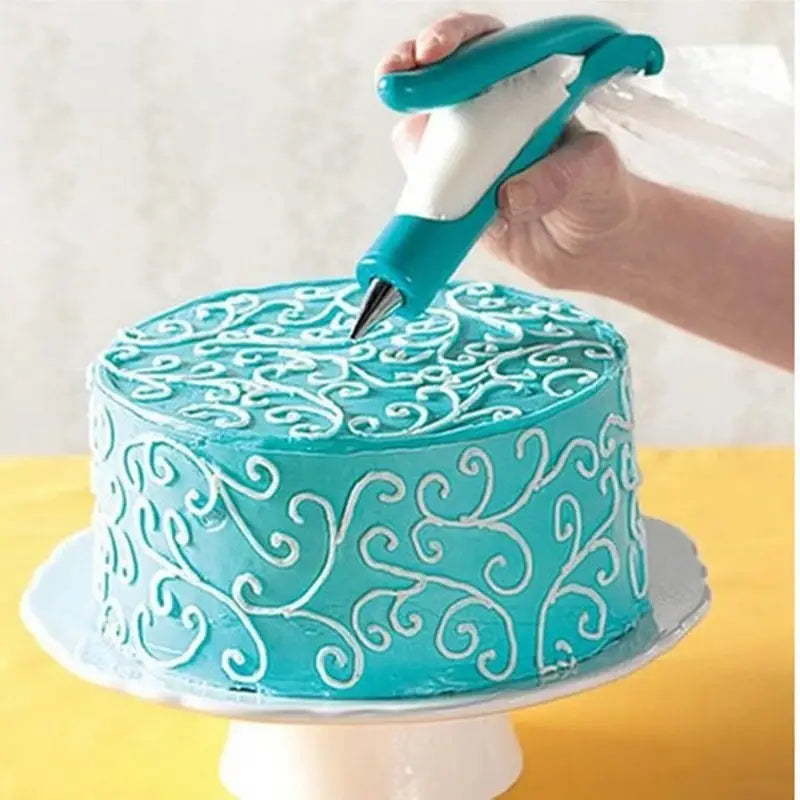7pcs pastry icing pen cake tools reusable piping bag with nozzle tips fondant cake cream   baking utensils   details 5