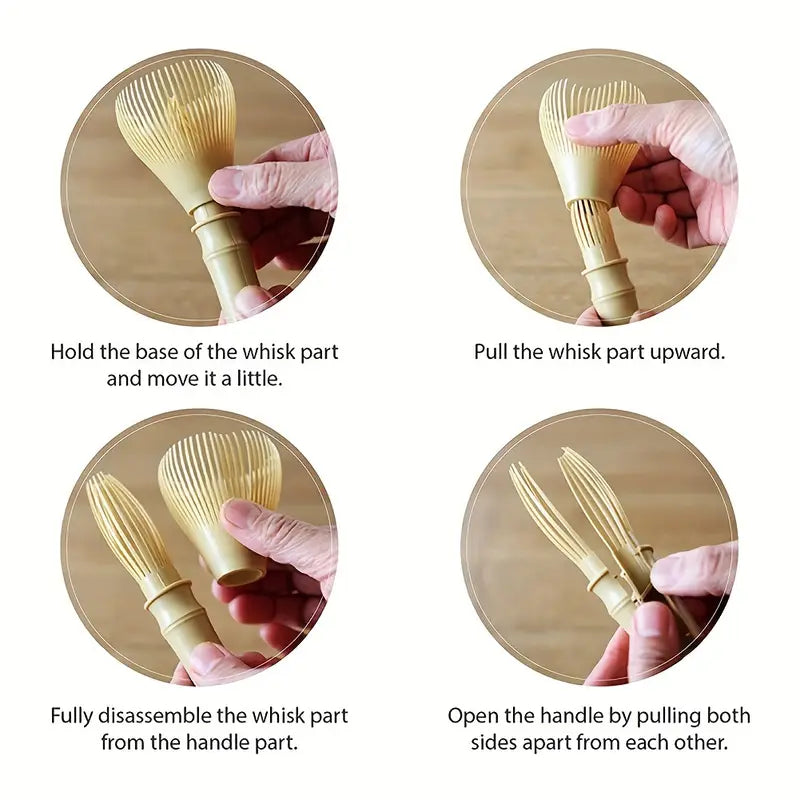 популярный 1 шт. резиновая вилка для матча, кисть для инструментов для чая, многоразовая порошковая вилка с держателем для взбивания, аксессуары для чайной церемонии, детали 6