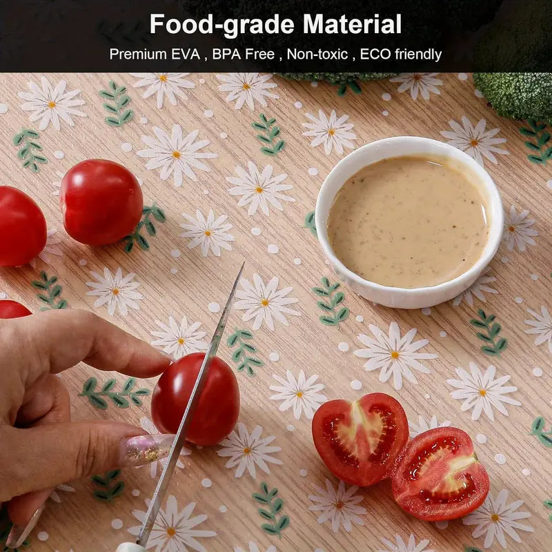 1 рулон с узором ромашки eva для полок, нескользящий коврик для ящиков, резиновый защитник для шкафов, узор для кухни, холодильника и стола, детали 6