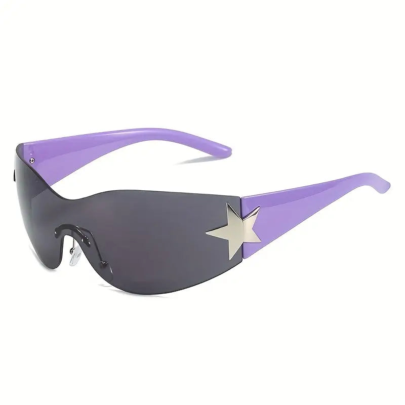 y2k wrap around for women men gradient lens star decor   shield details 9