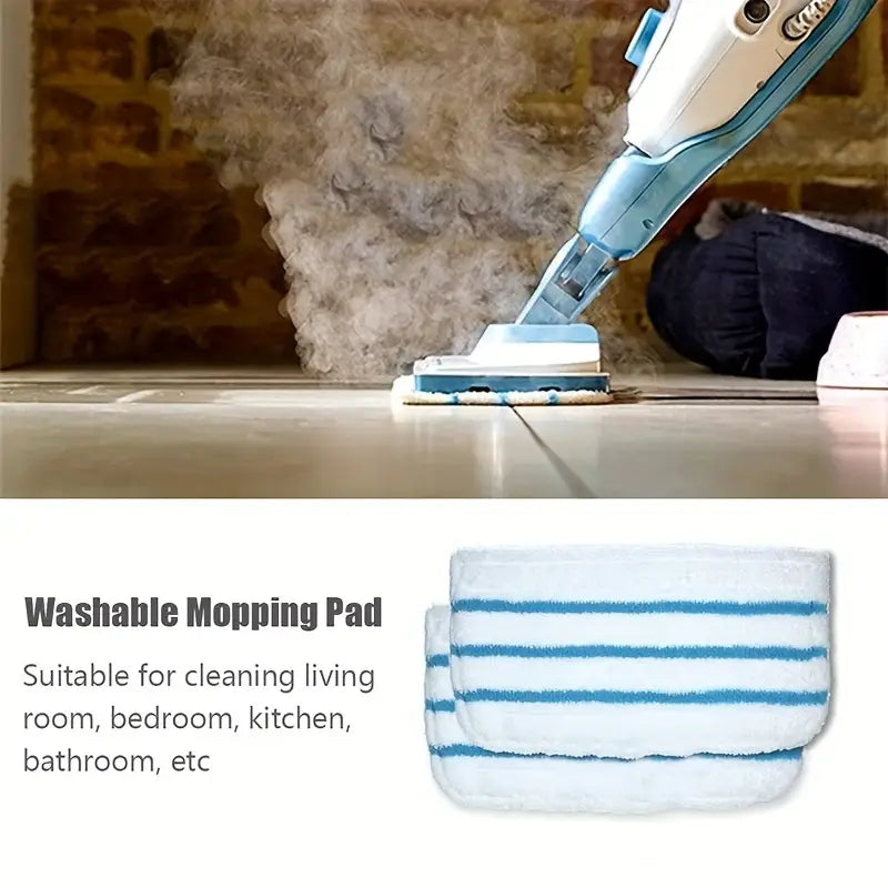 8 ta paket Steam mop padlarini almashtirish uchun mos keladi, Black Decker Steam Mop uchun, 1600, 1610, 1620 H, 13E1, 1300FX, 1321, 1361SG, P20, Black and Decker Steam Mop padlari uchun polni tozalash tafsilotlari 4