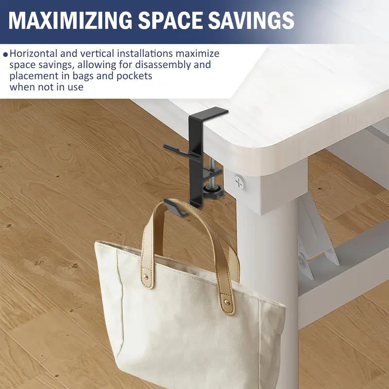 2 pack   metal christmas stocking hooks   clamp on mantel hangers for holiday decor versatile use on fireplace or table corners details 9