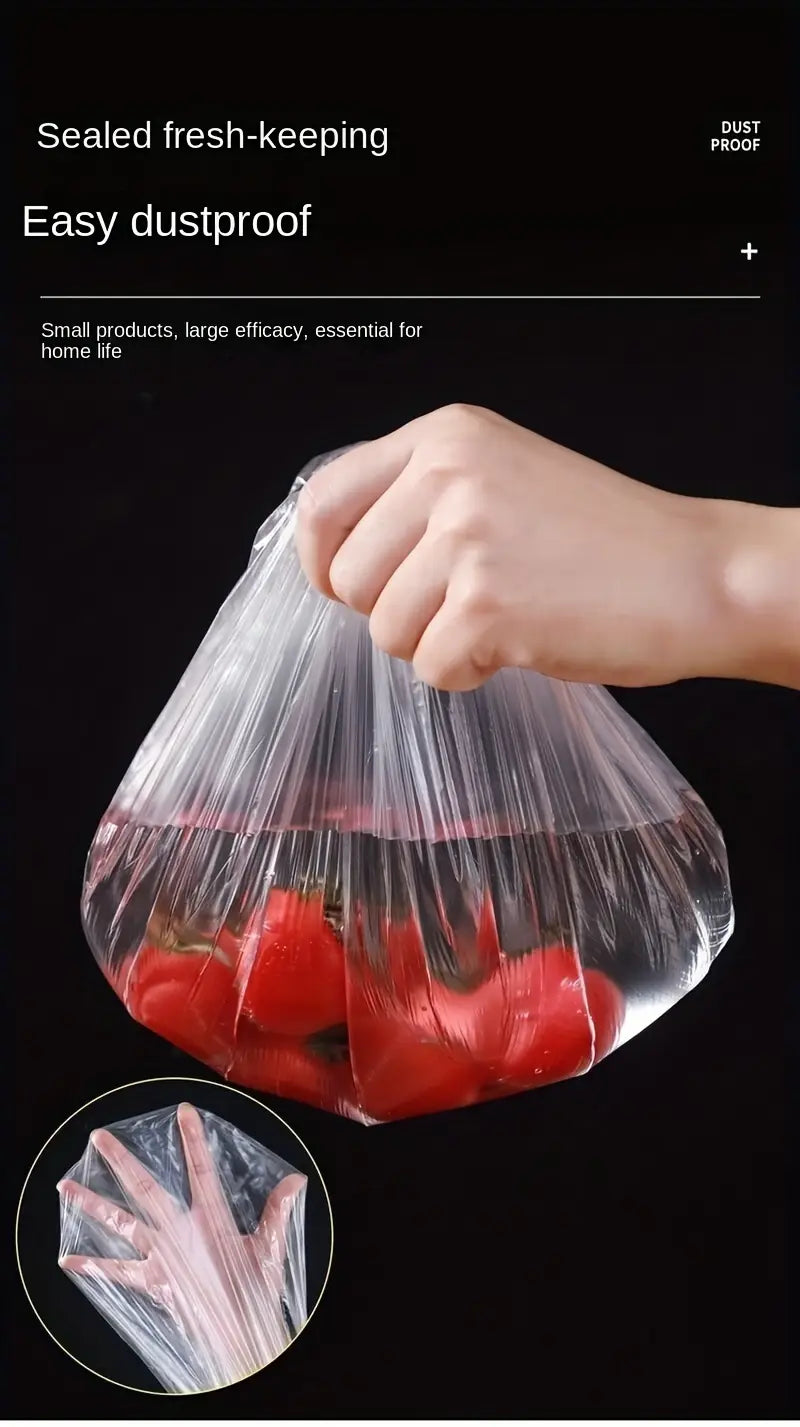 100  food grade cling film leak proof dust proof odor resistant plastic wrap for   fruits vegetables versatile kitchen storage solution freezer cover kitchen accessories details 5