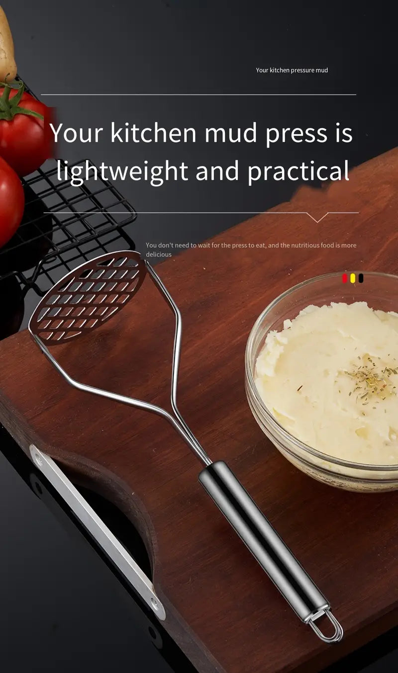 stainless steel potato masher manual press for perfect gadget for food more home use potato masher details 1