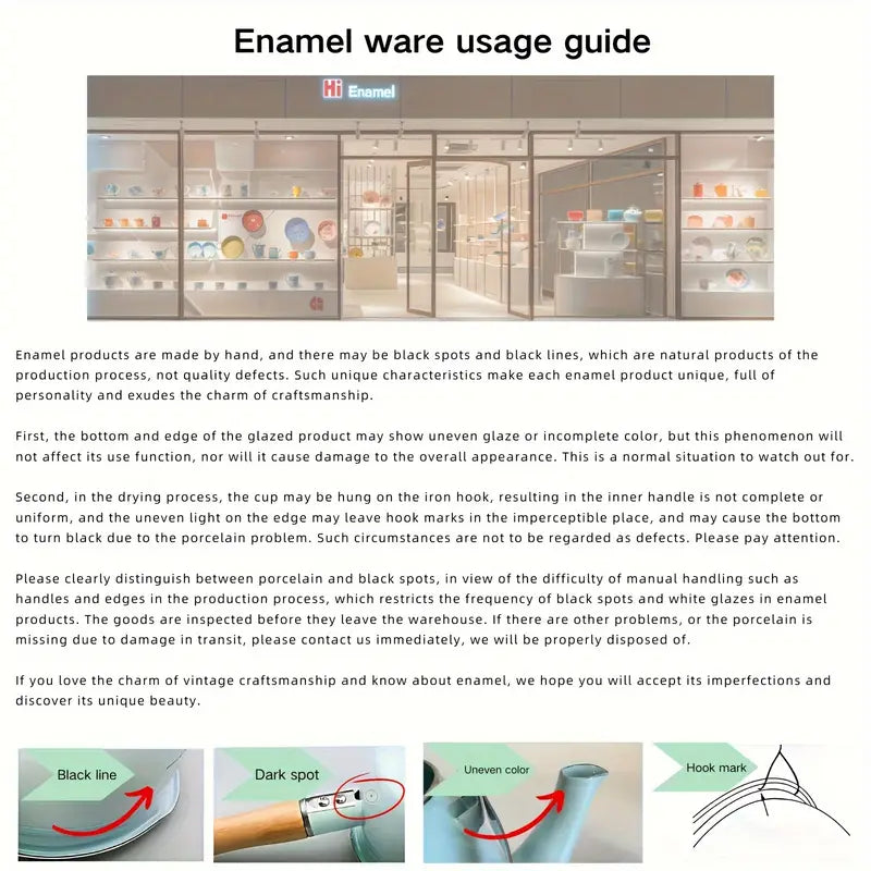 large capacity enamel soup pot with dual handles non stick dishwasher safe colorful for healthy cooking fresh small double ears details 11