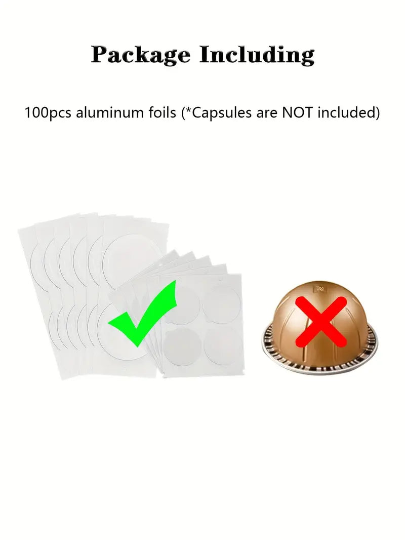 1 paquete 3 7 4 5 5 35 5 9 6 tapas de aluminio de 2cm para reutilizar tapas de cápsulas de café compatibles con diferentes tamaños de cápsulas de café detalles 2