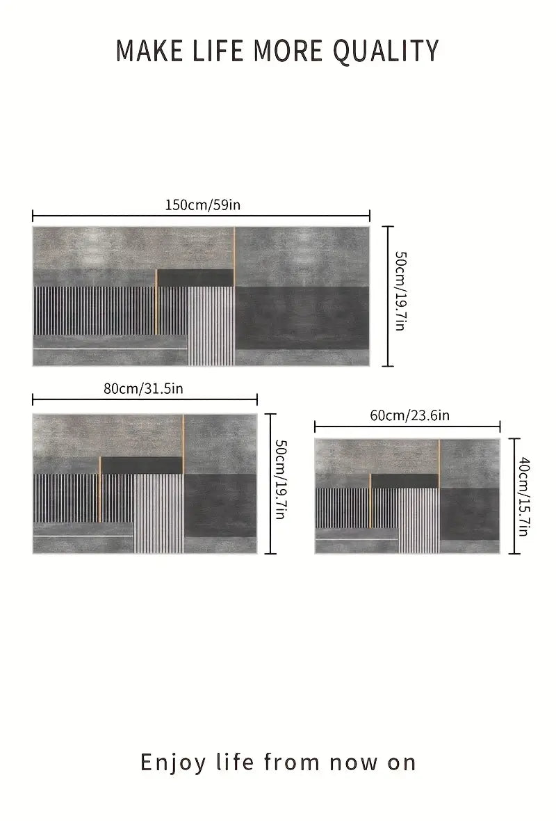 alfombra de cocina de lujo antideslizante, impermeable al aceite, lavable a máquina, de poliéster, pasillera para decoración del hogar, detalles 1