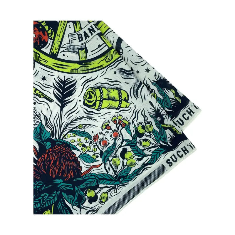 retro snake pattern hip hop bandana scarf pocket square handkerchief details 3