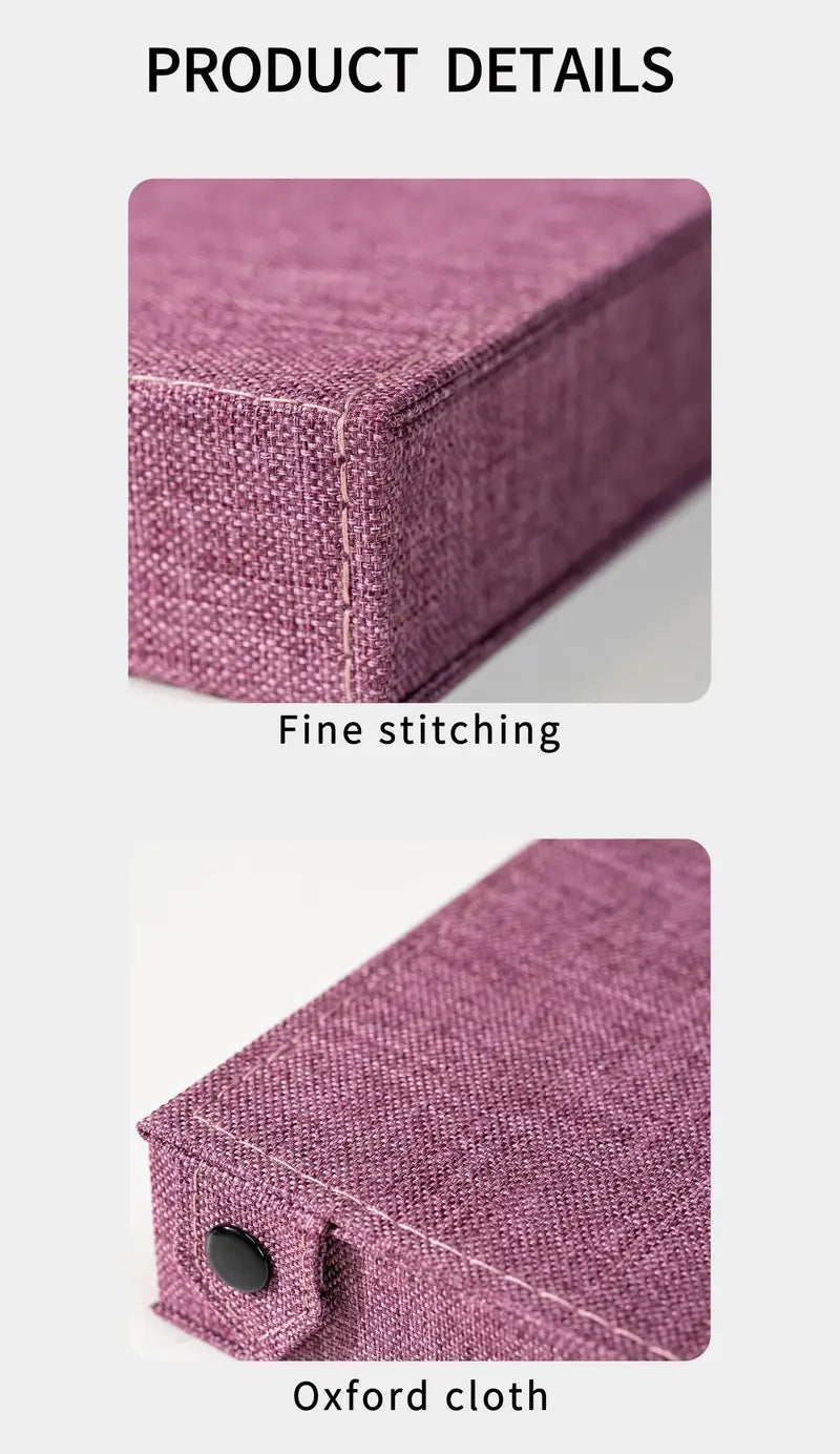 компактный стильный органайзер на 8 отделений для очков, украшений, часов, универсальная двурядная коробка для хранения с деталями в виде вязки 6