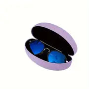 жесткий чехол для очков из PU-кожи, защитный, против царапин и против сжатия, для женских очков, детали 5