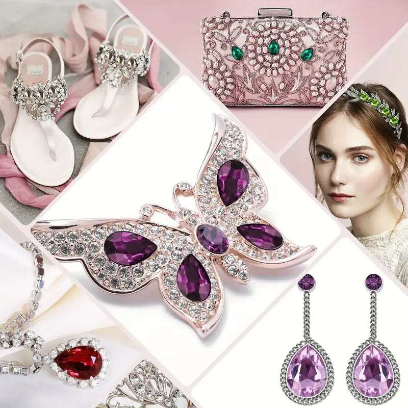 30 шт. ярких каплеобразных элементов, идеальные аксессуары для изготовления украшений, ожерелий, браслетов, брелоков, деталей для ювелирных изделий 2