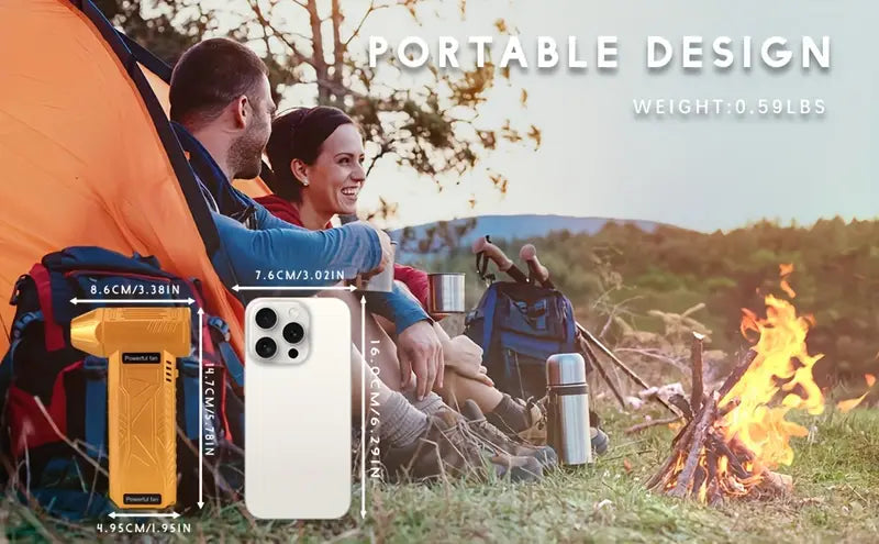 ultra powerful handheld air duster fan 4000mah usb rechargeable portable for indoor outdoor use ideal for car   details 6