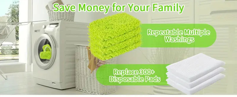 1шт 4шт 6шт роскошная снежная волоконная влажная тряпка для швабры многоразовая сухая уборочная ткань волоконная влажная тряпка для швабры совместима с заменой насадок для уборки пола, запасные части, подходящие для деревянных поверхностей пола, детали 3