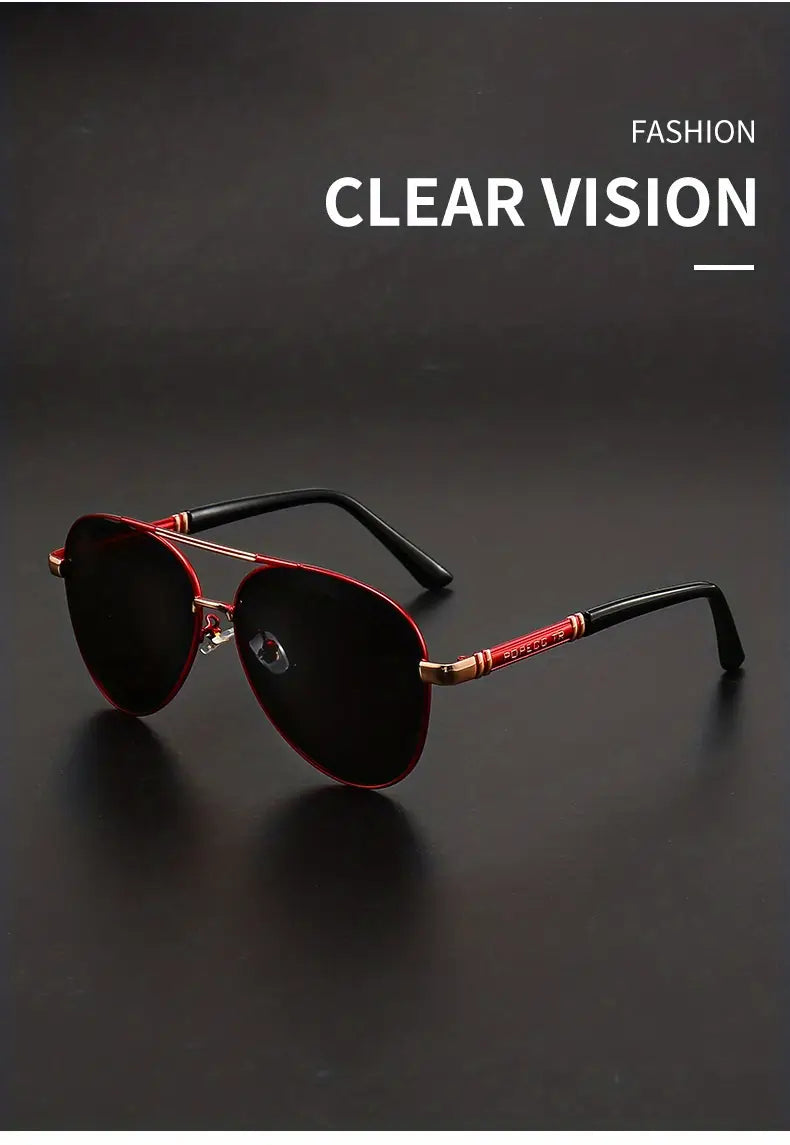 1pc large frame polarized fashion glasses glasses for cycling travel fishing driving for gifts details 8