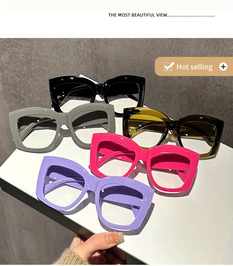 ayollar uchun katta o'lchamdagi mushuk ko'zli ko'zoynaklar, y2k moda, qarshilik qiluvchi quyosh nurlari uchun soyalar, ta'til, plyaj partiyasi tafsilotlari 4