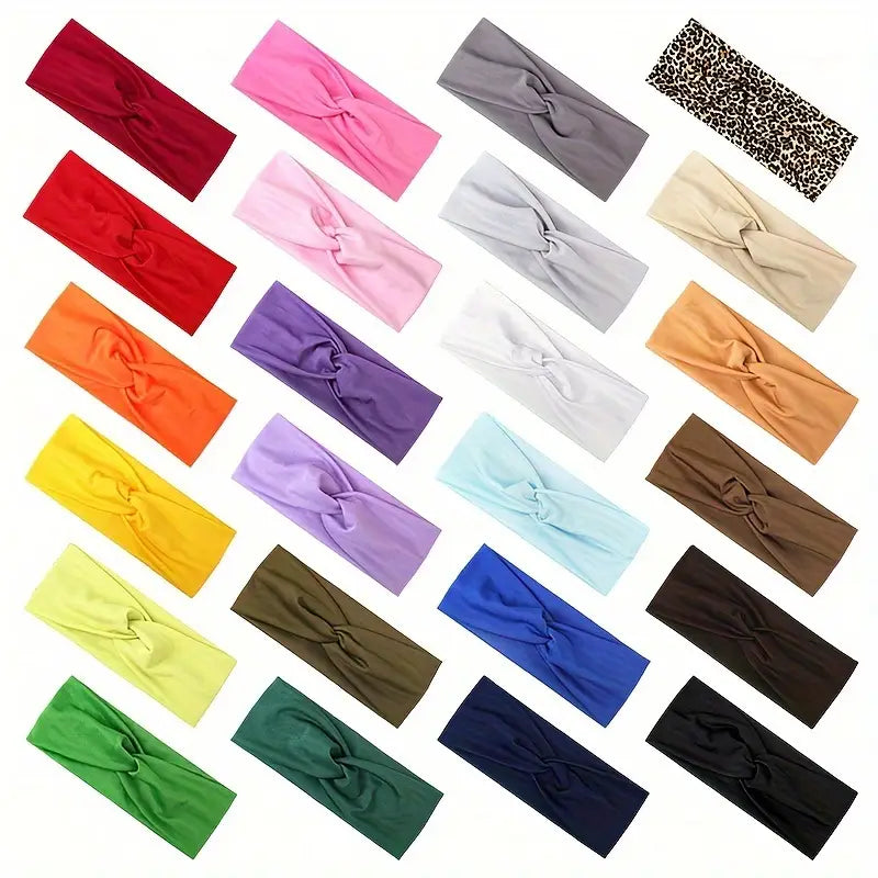 24 dona zamonaviy to'liq rangli keng qirrali, sirpanmaydigan bosh barmoq, elastik ter to'kadigan soch halqasi, sport uchun mos, tafsilotlar 3