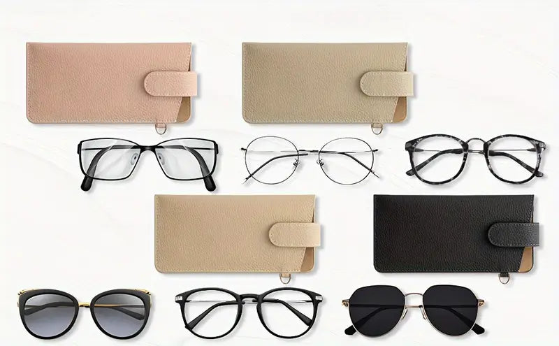 bir   ko'zoynak sumkasi toshli mikrofibrali charm   ko'zoynak sumkasi sayohat aksessuari ultra fibrali charm tafsilotlar 1