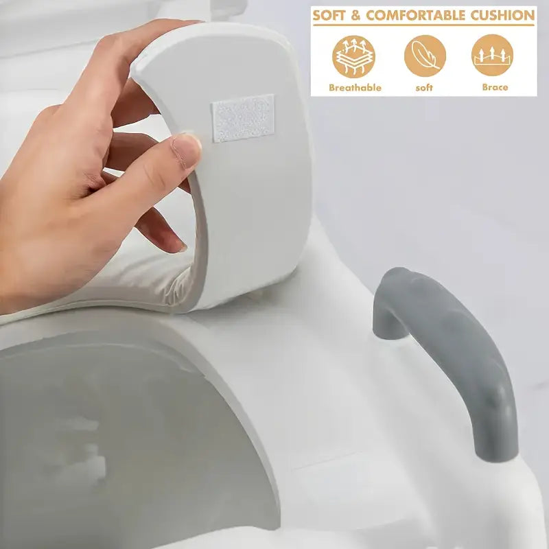 asiento de inodoro plegable para niños, pasamanos estilo escalera, asiento de inodoro, entrenamiento infantil, asiento auxiliar, detalles de escalera para inodoro 9