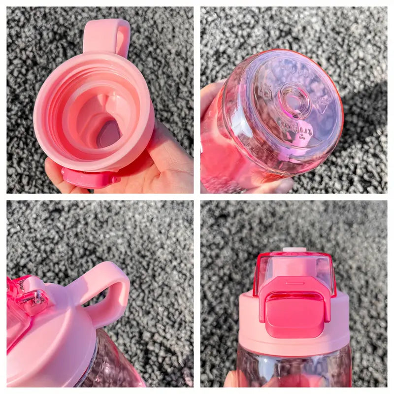 plastik suv stakani 680ml suv stakani ta'til sovg'asi to'g'ri ichish portativ tafsilotlar 0