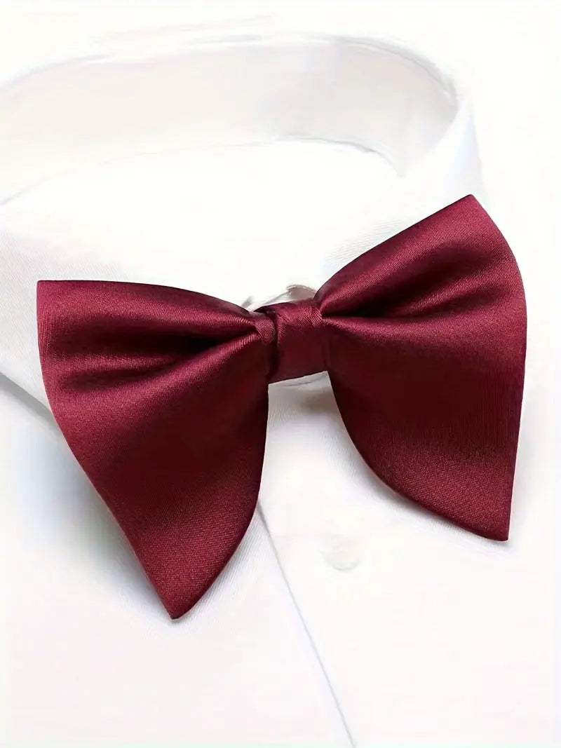 fashion mens plain color bow ties wedding banquet suit accessories   for gifts details 2