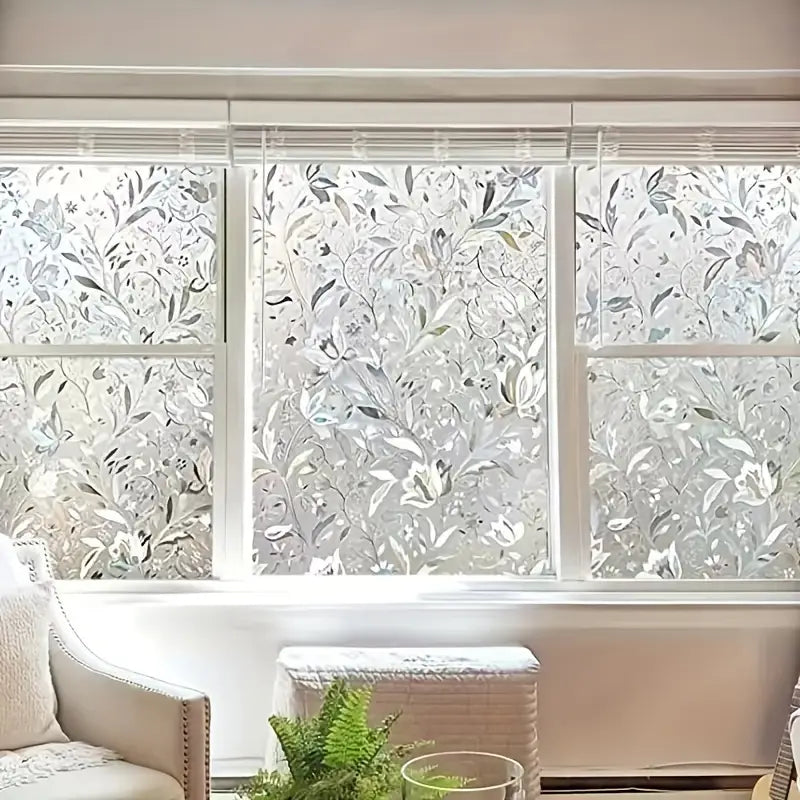 a roll of glass film used for electrostatic adsorption of pvc material in glass decoration 23 6inches 78 7inches details 1