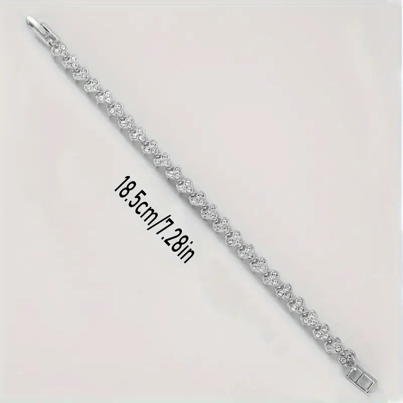 2pcs set watches stainless steel watch fashion ladies watch bracelet set details 9