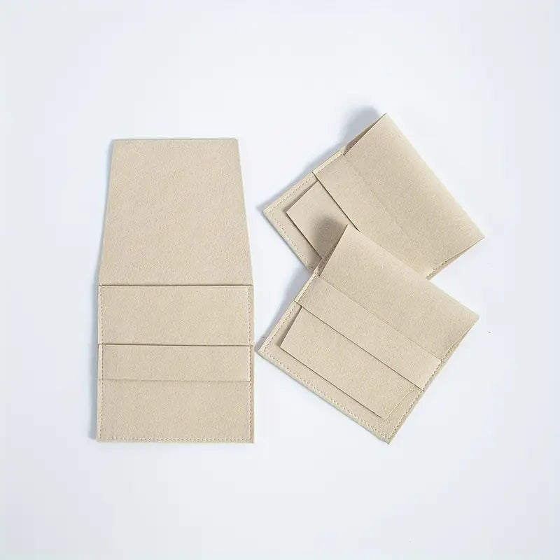 10  suede jewelry pouches elegant dustproof storage bags for rings earrings bracelets   wedding accessories details 14