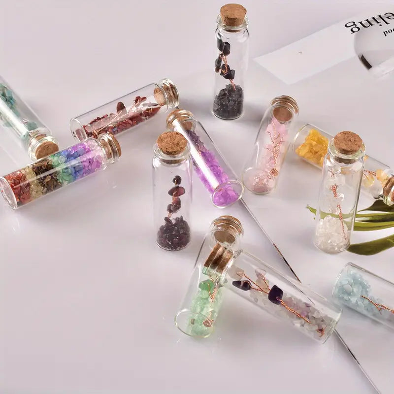 2 piezas de botella de la suerte natural árbol de la vida árbol de la suerte para decoración positiva regalo detalles 0