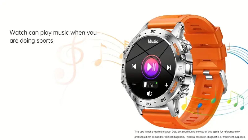 smart watch wireless call for women men 1 39 hd display information alerts sedentary reminder music control sports pedometer watch for ios details 11