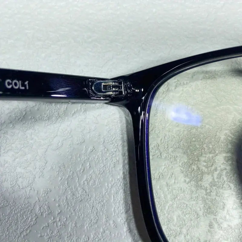 элегантные минималистичные квадратные очки с полным ободом, без рецепта, прозрачные линзы, с кисточкой, защита от синего света, для мужчин и женщин, детали 8