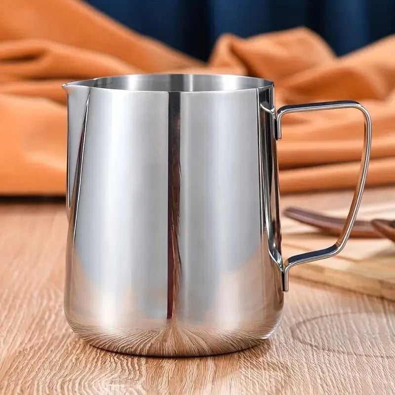 1pc stainless steel latte art cup milk frothing coffee decorations ideal for home use details 9