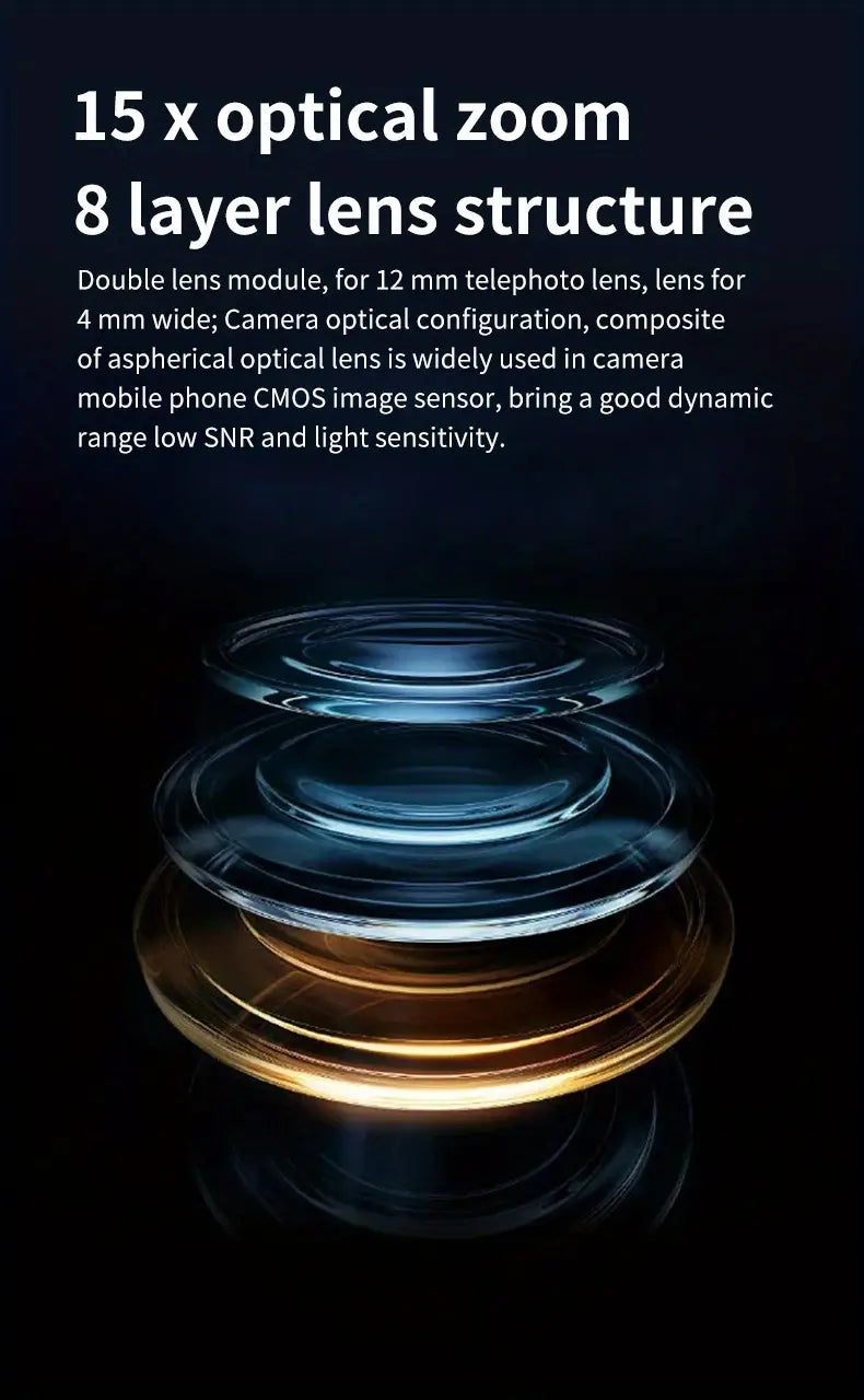 High Definition Baby Monitor Wireless WiFi Binocular Camera 3MP Dual Lens Pan Tilt Camera 15x Optical Zoom Control Dual Camera Motion Detection Bidirectional Intercom Network Camera Binocular Camera Home Safety (excluding SD Card) details 3