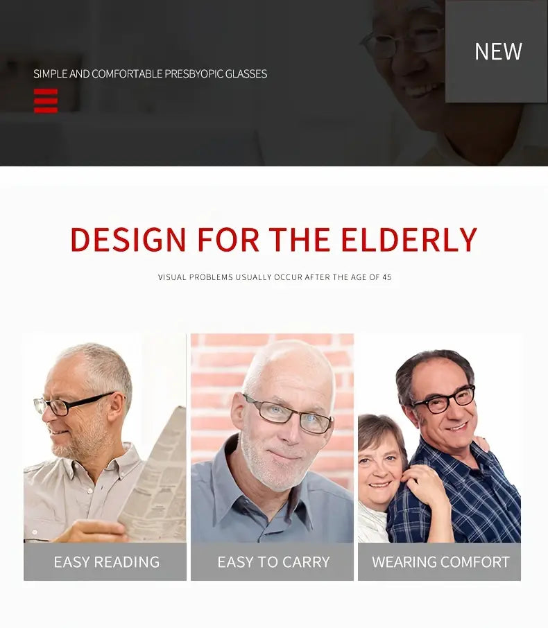 elegant purple folding   with blue light blocking portable magnifying eyewear details 1