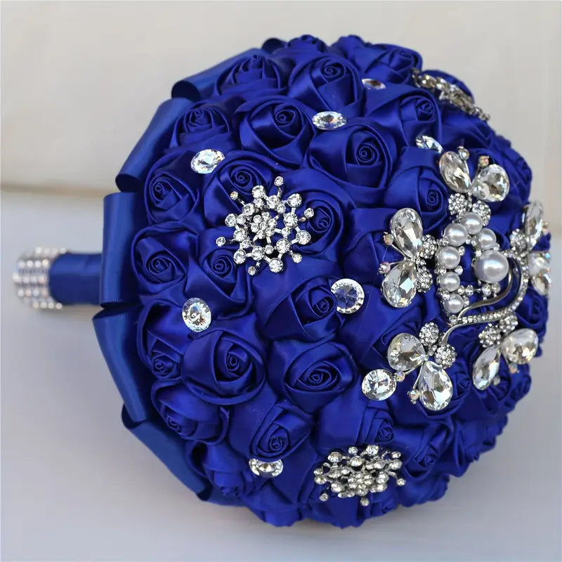 handmade   bridal bouquet party flowers super beautiful   bridesmaid flowers wedding supplies mock bouquet wedding props details 7