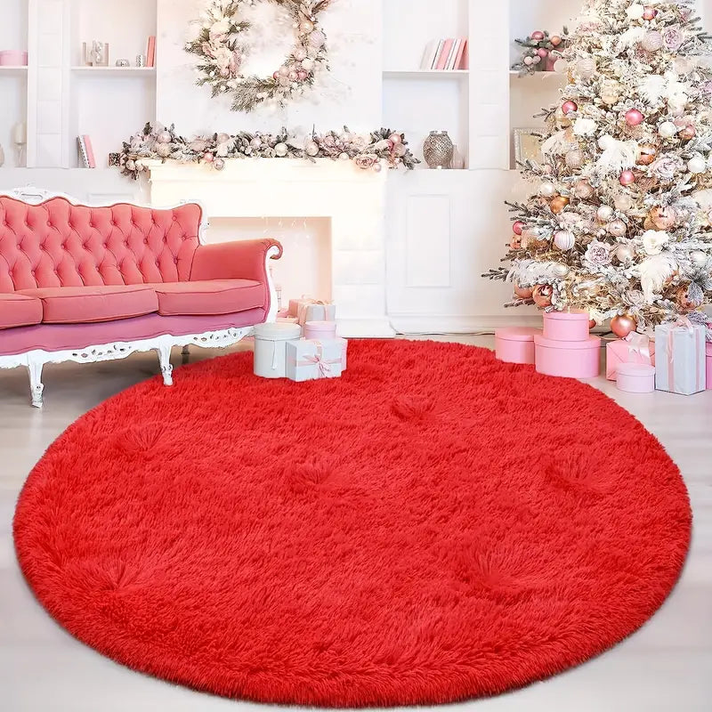 1 и пушистый шегги-коврик противоскользящий и водонепроницаемый для гостиной, спальни, детской, игровой комнаты, коврик для подростковой комнаты, украшение и декор комнаты 4x4 детали 8