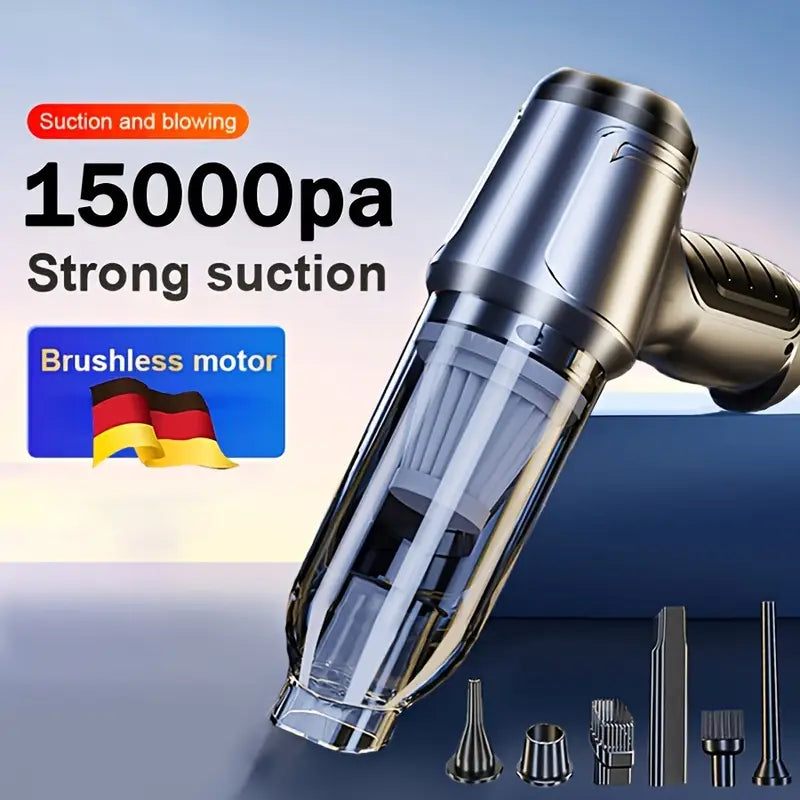 1 dona mini kuchli avtomobil changyutgichi simsiz uy tozalash roboti, blow va suction birlashtirilgan changyutgichi, uylar, klaviaturalar, divanlar va ho'l va quruq changyutgichlar uchun tozalashda mos keladi, changyutgich aksessuarlari, tozalash materiallari, kichik jihozlar tafsilotlari 0