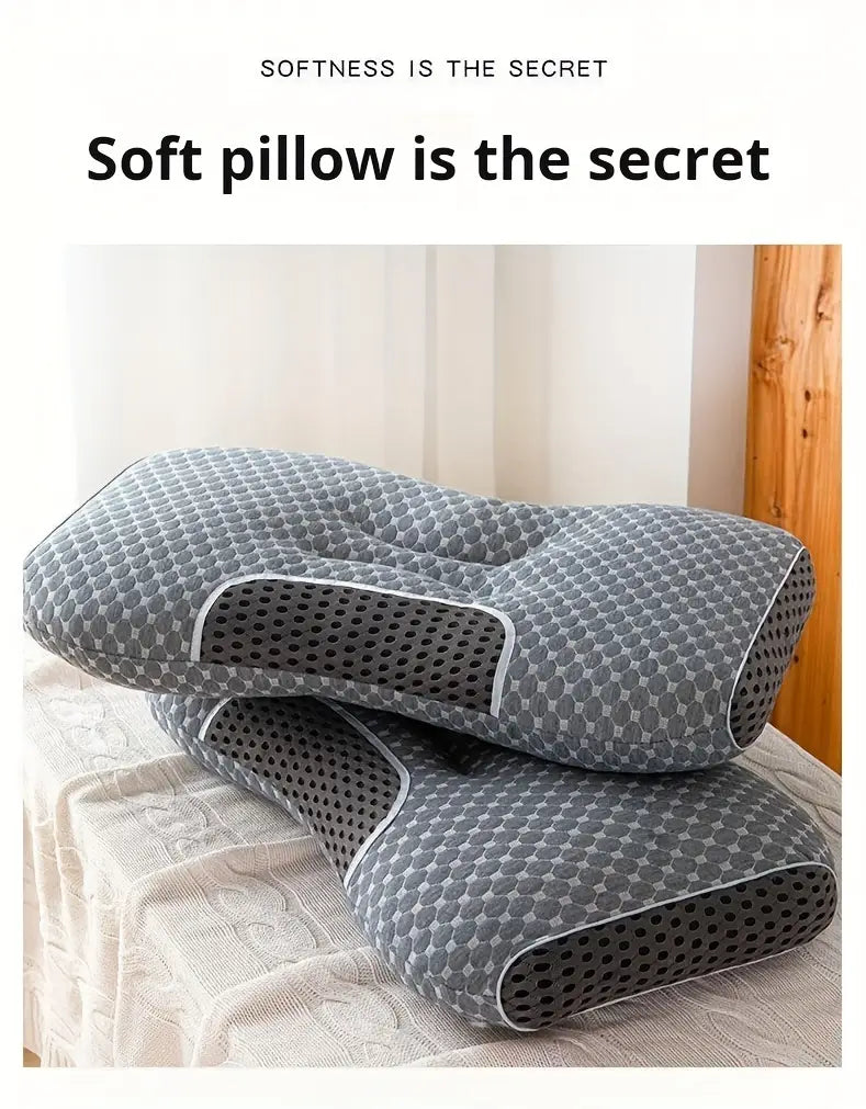 1 dona to'qilgan ingichka yostiq, bo'yin himoyasi, uyqu massaji yostiq yadro, namni so'rib oluvchi, nafas oladigan, uy jihozlari yostiqi, yashash xonasi, yotoqxona, uy bezaklari uchun mos, tafsilotlar 3