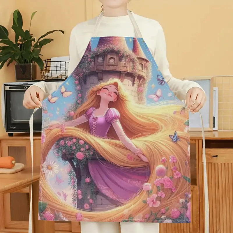 disney suv o'tkazmaydigan apron - jonli multfilm bosimi, polyester, uy, mehmonxonalar, restoranlar va boshqa ko'proq uchun ideal, tafsilotlar 5