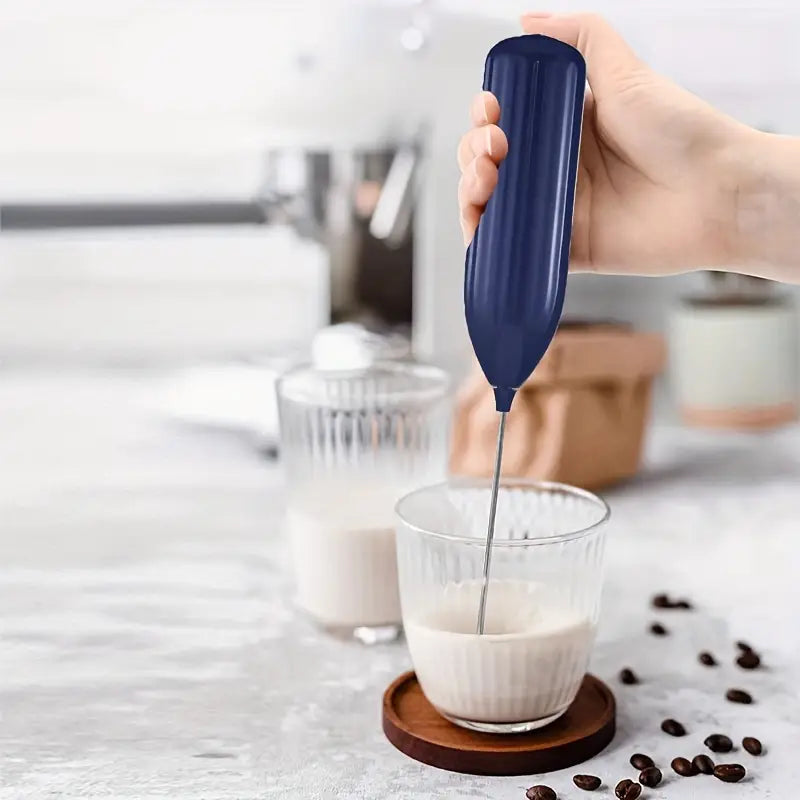 1pc electric milk frother mini milk foamer handheld electric whisk battery operated not included drink mixer hand mixer for coffee electric wireless blender for lattes   chocolate portable foam maker for christmas gifts details 11
