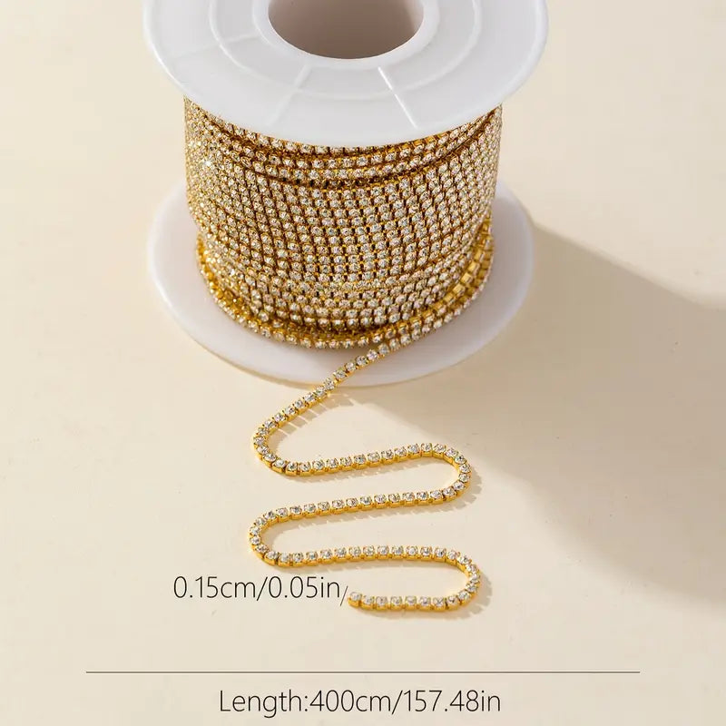 1 ta rulon 400cm 4 5 super jozibali suv burg'ulash zanjiri professional tirnoq bezash zanjiri tafsilotlari 11