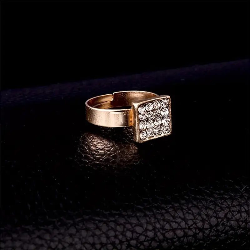 1 pair of earrings 1 bracelet 1 necklace 1 ring traditional bridal jewelry set inlaid   engagement wedding jewelry details 9