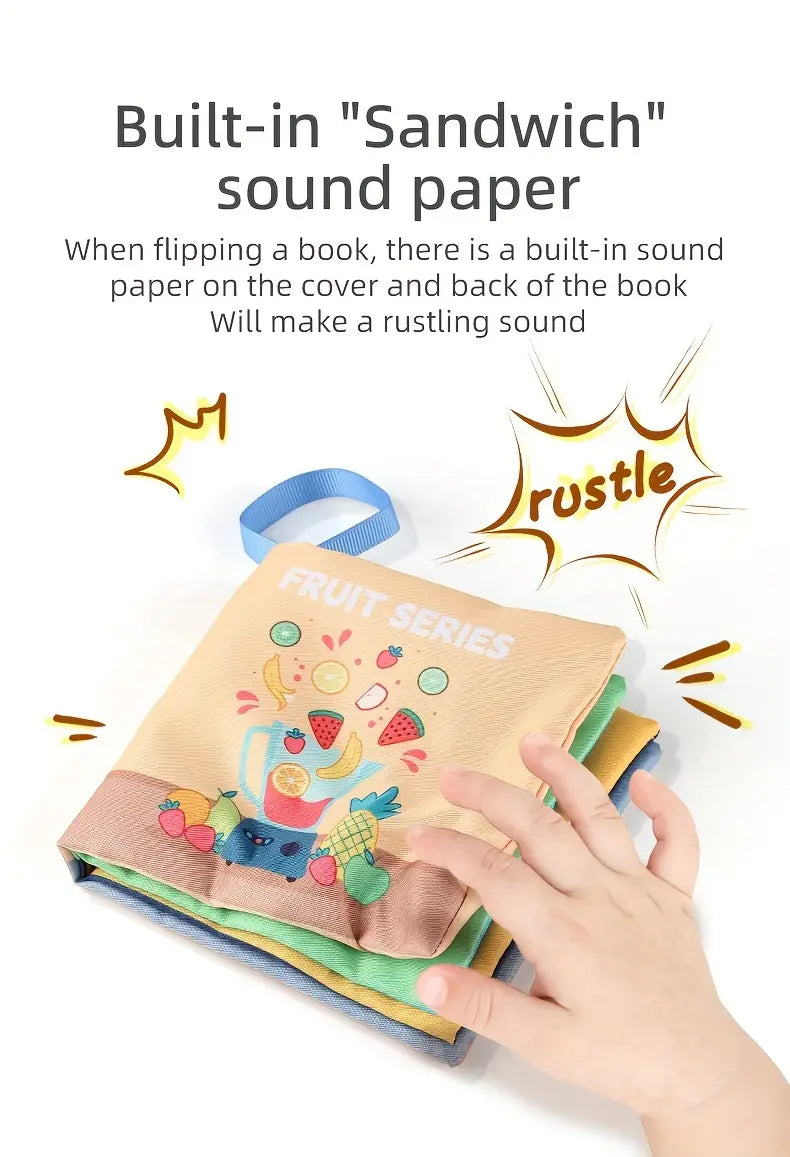 Juego de 8 libros de tela para bebés, juguetes de animales, libro de tela para bebés, libro educativo temprano, ideal para regalo de vacaciones, detalles 2