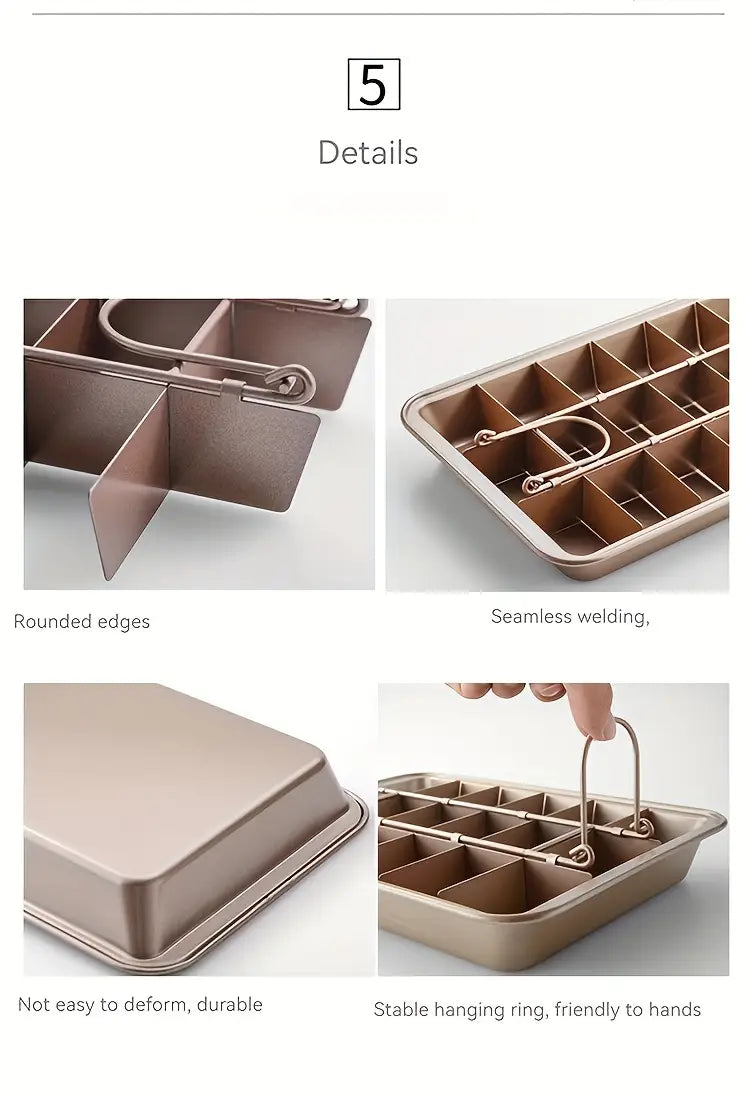 1 шт. формы для торта с разделителями 12 2x7 68 мини-формы для хлеба, антипригарная квадратная форма для маффинов, посуда для выпечки, инструменты для выпекания, кухонные аксессуары, детали 7
