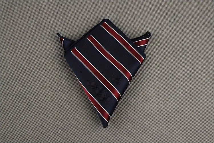 11 piece set mens pocket squares polyester woven handkerchiefs classic gentleman suit accessories details 5