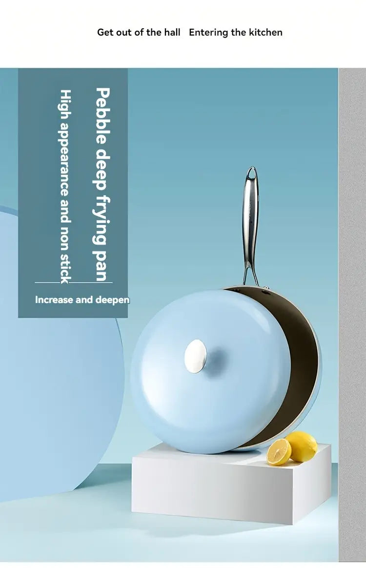 премиум керамическая антипригарная с крышкой для жарки, приготовления, перемешивания, совместима с газовыми и индукционными плитами, детали 16