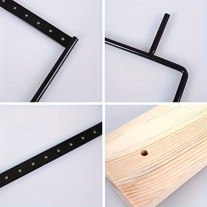 organizador de joyas de hierro minimalista de 4 niveles, exhibidor de pendientes, estante de almacenamiento, regalo perfecto de Navidad para zapatos, botas, relojes, ideal para Navidad, detalles 3