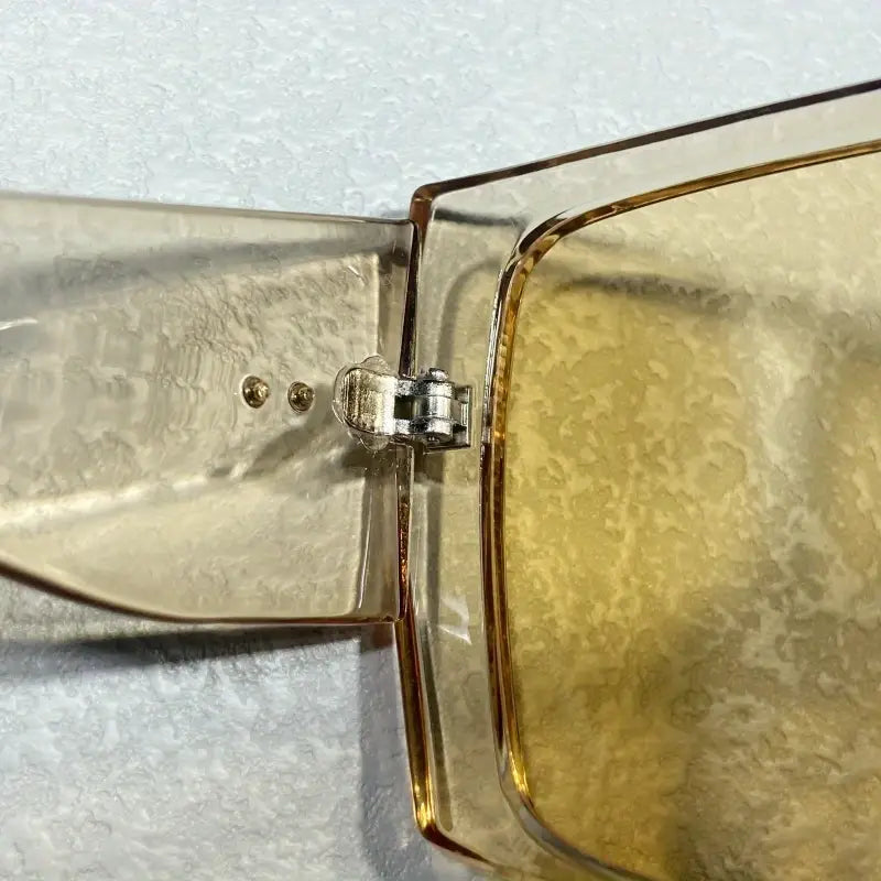 шикарные oversized ретро металлические модные очки для мужчин и женщин градиентные линзы пляжные вечеринки уличный стиль детали 11