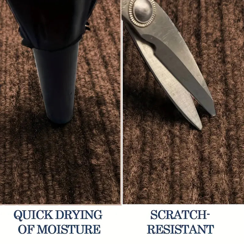 ультра впитывающий нескользящий коврик для входа с быстрой сушкой, моющийся в машине, с резиновой основой для использования внутри и снаружи, устойчивый к грязи, детали 3