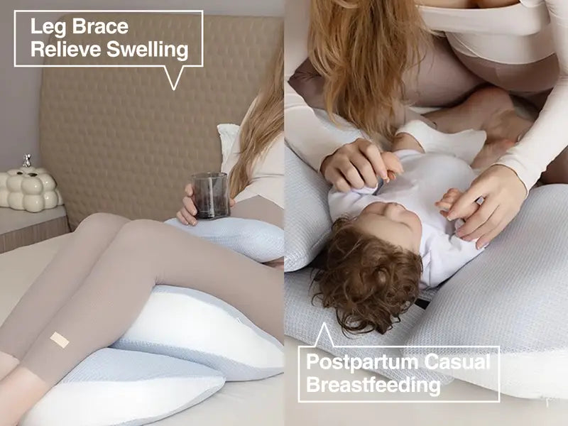 эргономическая материнская подушка для бокового сна портативная поддержка для живота, поясницы, облегчение, необходимый аксессуар для беременности, детали 1